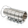 Stainless Steel Coffee Stacked Cups 4 Set